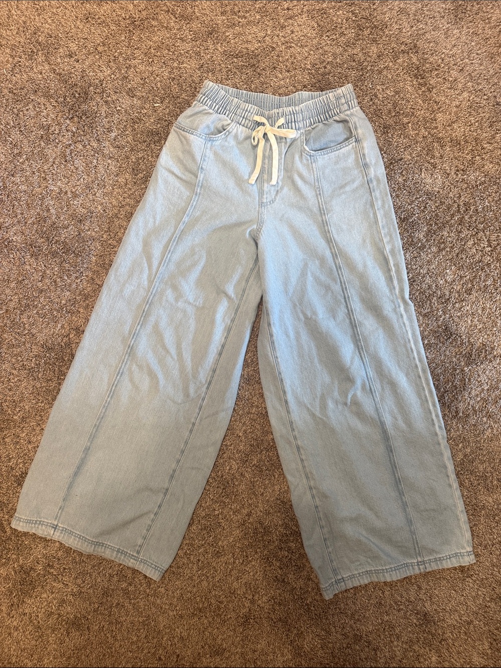 Universal thread high rise drawstring denim
